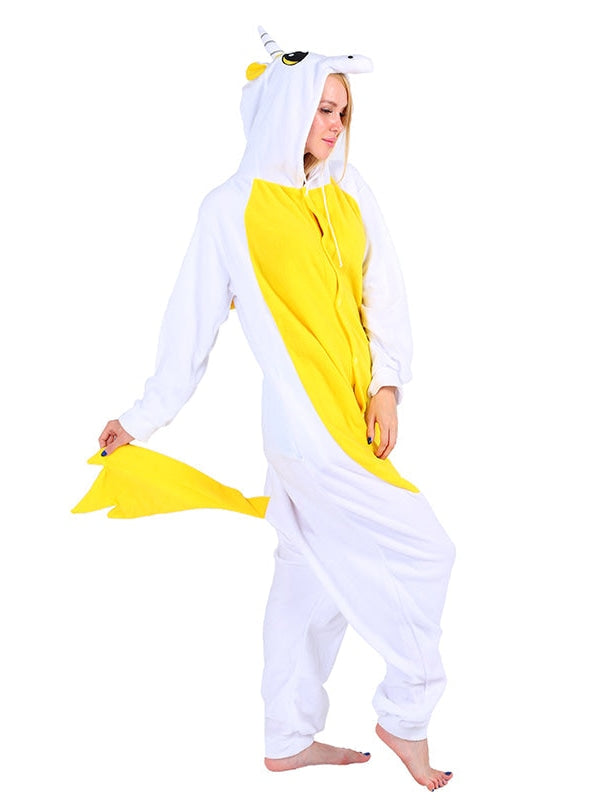 Gold and White Unicorn Onesie