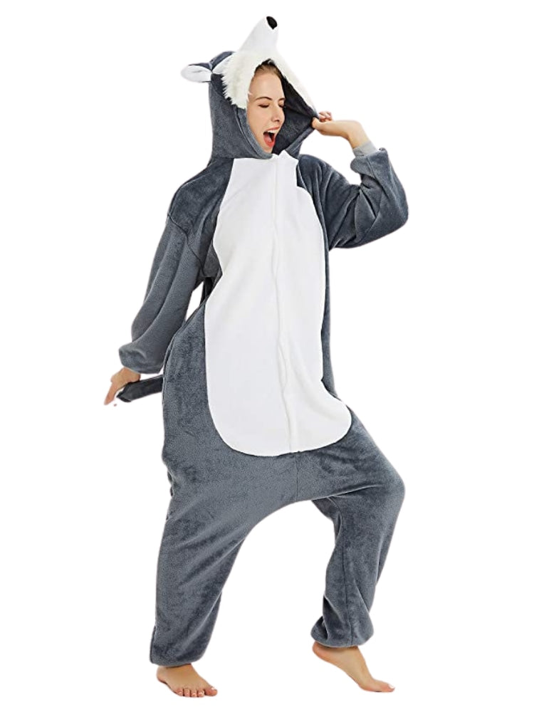 Grey Wolf Onesie