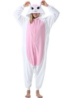 Pink and White Cat Onesie