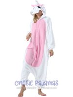 Pink and White Unicorn Onesie