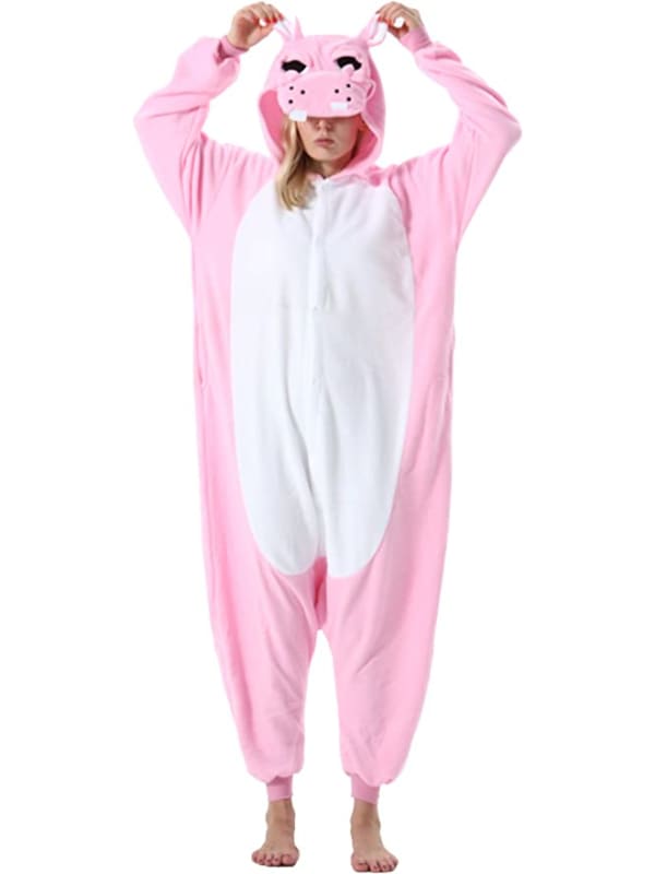 Pink Hippo Onesie