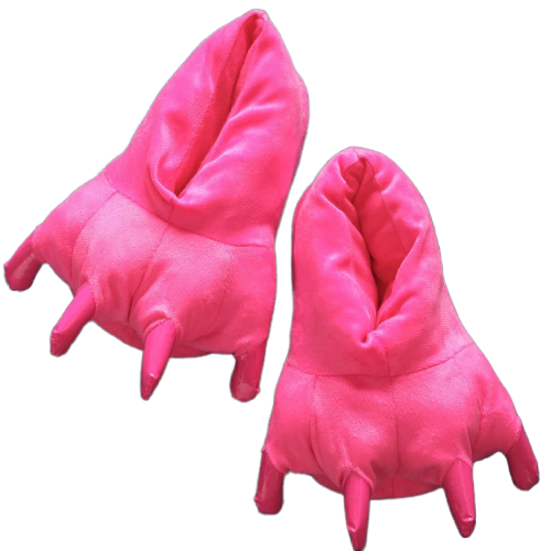 Fuchsia Claw Slippers