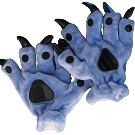 Blue Claw Gloves